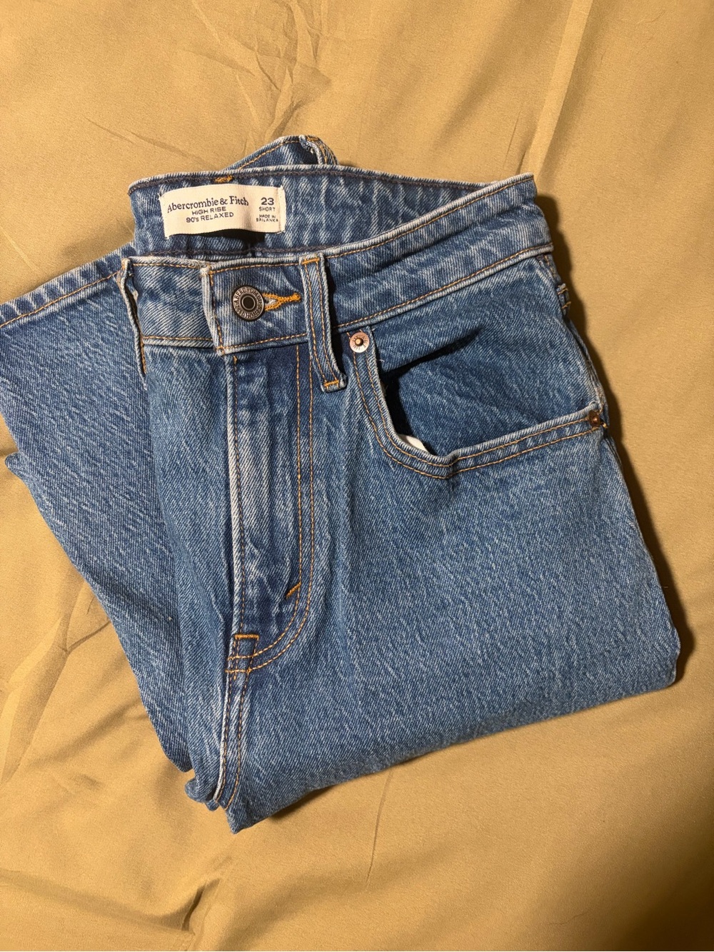 Abercrombie High Rise 90s relaxed jeans Size 23